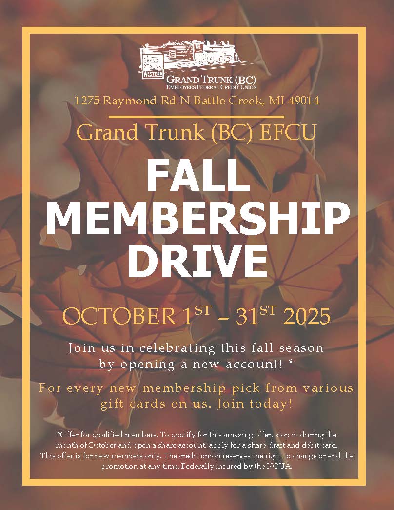 Fall Membership Drive Poster