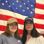 LuAnn and Courtney wearing GTCU hats.
