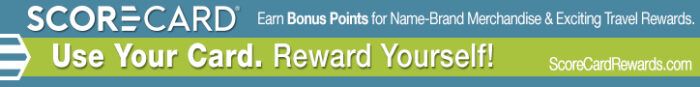 Scorecard earn bonus points for a name-brand merchandise & exciting travel rewards. use your card. reward yourself! Scorecardrewards.com