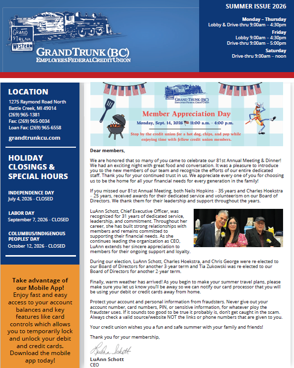 2026 Summer newsletter
