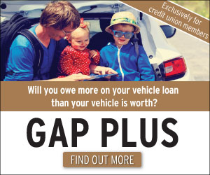 Will you owe more on your vehicle loan than your vehicle is worth? Learn about GAP PLUS exclusively for credit union members