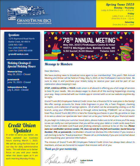 Spring 2023 Newsletter